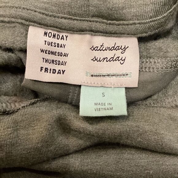 Anthropologie Saturday Sunday Cowl Neck Sweater Dress Green Size Small - Picture 5 of 5